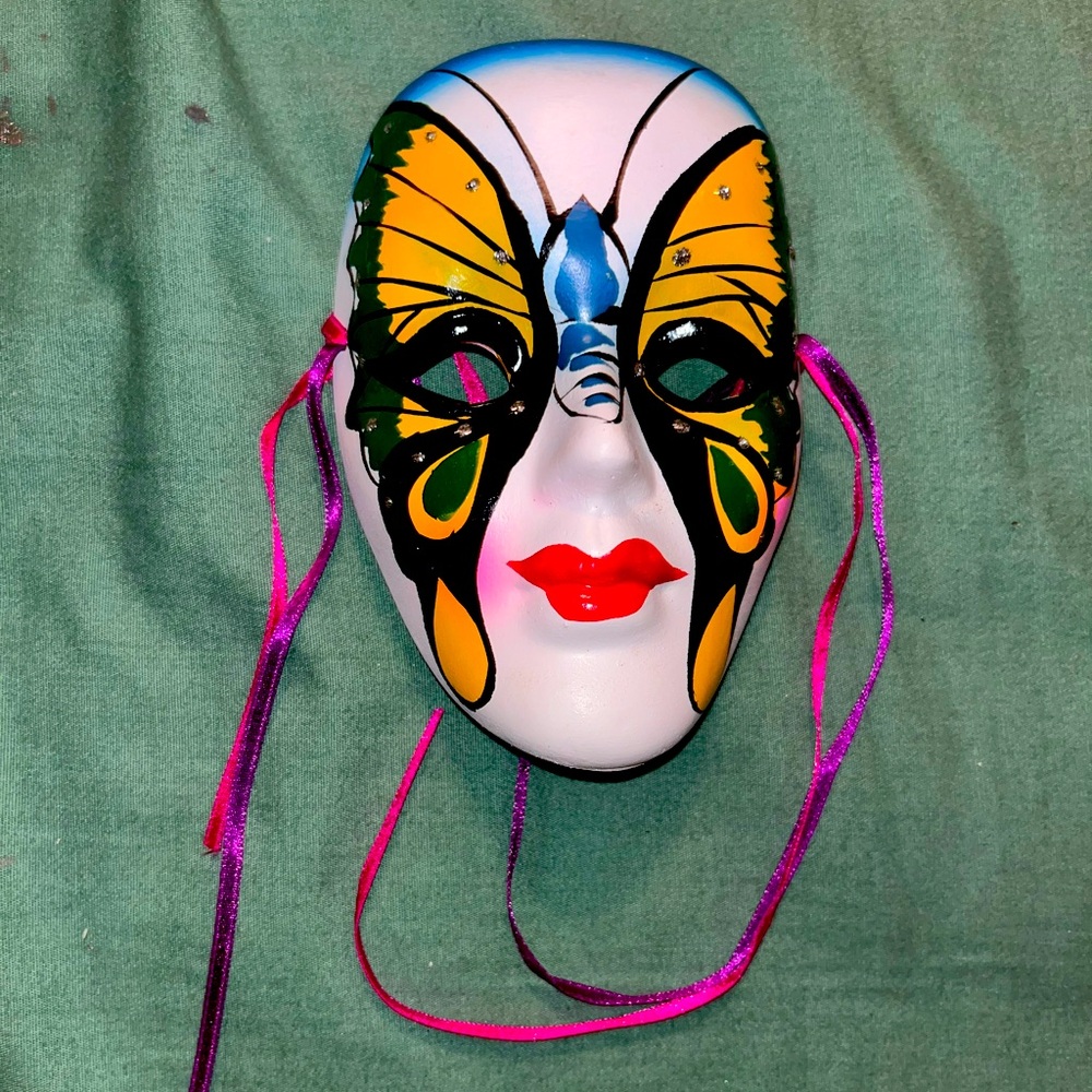 Butterfly masquerade mask from New Orleans